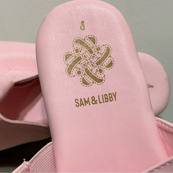 Sam & Libby Indie Double Bow Platform Sandals Size 8 - Picture 12 of 13